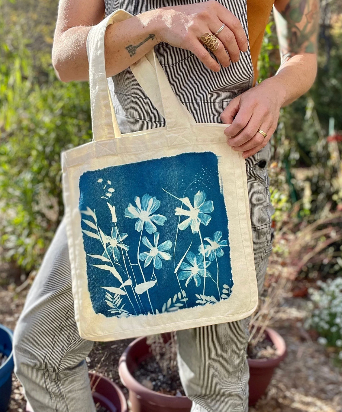 Cyanotype Tote Making Workshop at Botanical House