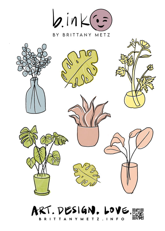 Botanical Sticker Pack