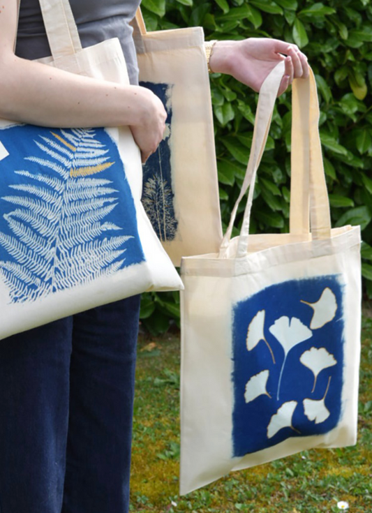 Cyanotype Tote Making Workshop at Botanical House